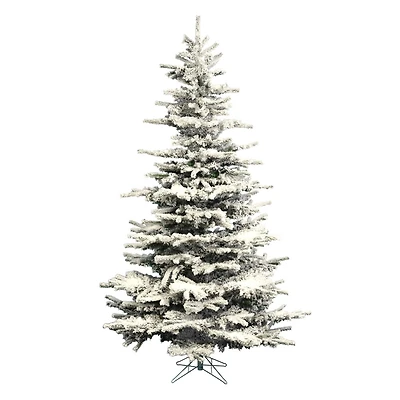 7.5ft. Unlit Flocked Sierra Fir Artificial Christmas Tree