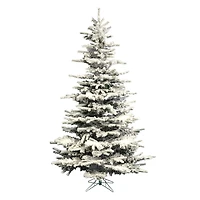 7.5ft. Unlit Flocked Sierra Fir Artificial Christmas Tree