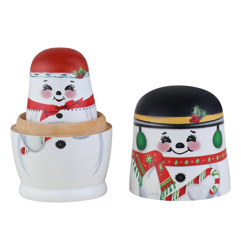 Mr. Christmas Nesting Snowman Family Set