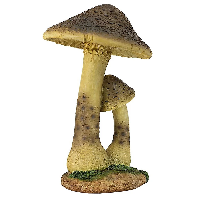Design Toscano 12.5" Tan Mystic Forest Mushroom Statue