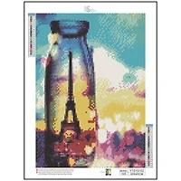 Sparkly Selections Eiffel Tower in a Jar Diamond Painting Kit