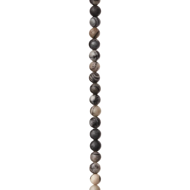12 Pack: Black Network Stone Rondelle Beads, 4mm by Bead Landing®