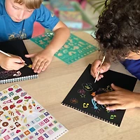 The Bubble Factory Spiral Bound Scratchpad Set