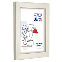 Frame USA Clean Cut Off-White Single Image Picture Frame