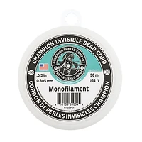 Gudebrod 0.012" x 164ft. Monofilament Champion Invisible Bead Cord