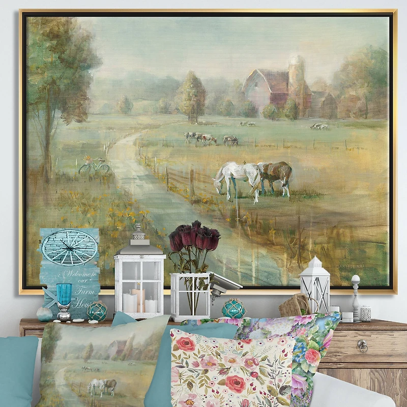 Designart - Tranquil Country Field