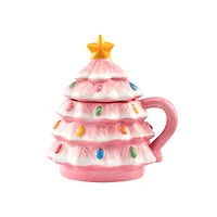 Mr. Christmas 16oz. Nostalgic Ceramic Tree Lidded Mug
