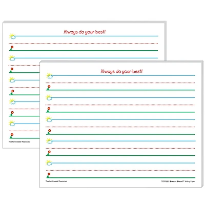 Teacher Created Resources® Smart Start K-1 Writing Paper, 2 Packs of 100