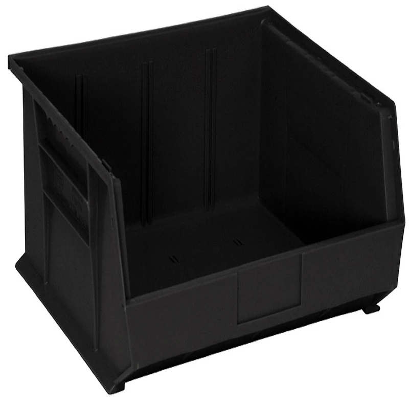 Quantum Storage Systems® Black 14.75" x 16.5" x 7" ULTRA Stack & Hang Bins, 6ct.