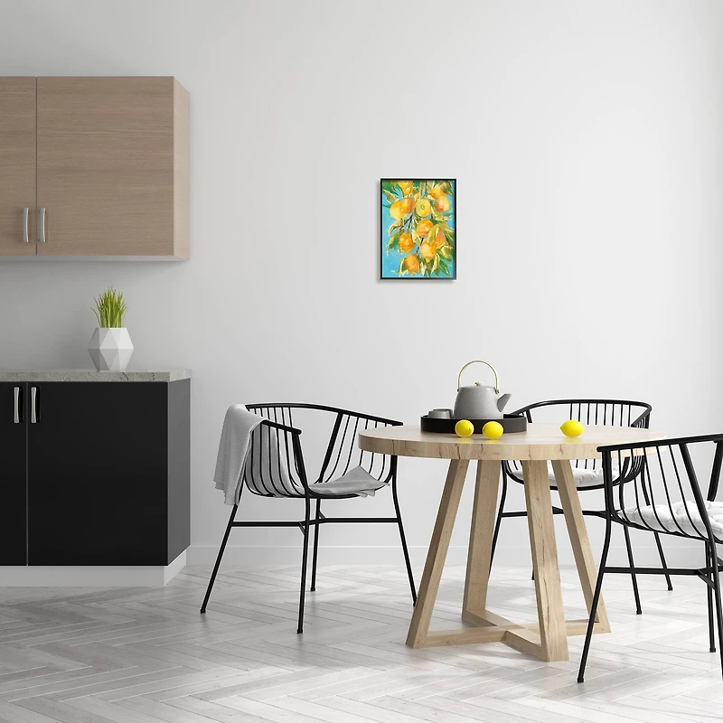 Stupell Industries Ripe Lemon Tree Painting Wall Accent with Frame