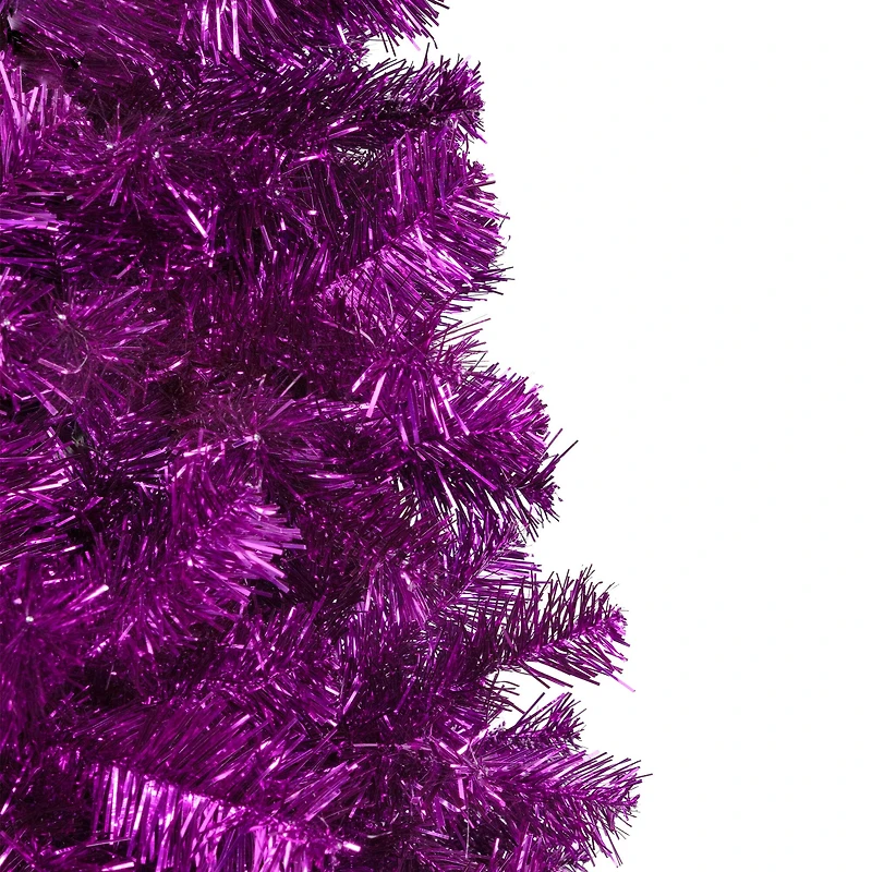 7ft. Unlit Purple Artificial Christmas Tree