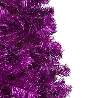 7ft. Unlit Purple Artificial Christmas Tree