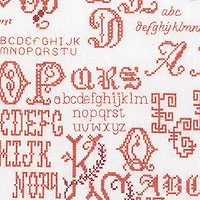 Thea Gouverneur Antique Character Sampler Cross Stitch Kit