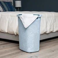 Mind Reader 60L Hamper Laundry Basket with Cutout Handles