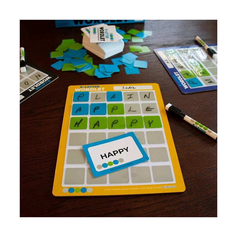 5-Letter Wordlet™: A Confounding Word Strategy Game