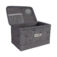 Everything Mary Gray Floral Collapsible Sewing Kit Organizer Box