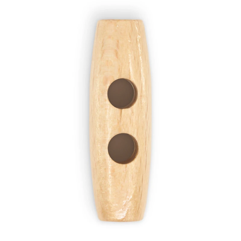Dritz® 41mm Natural Sustainable Wood Toggle Button, 3ct.