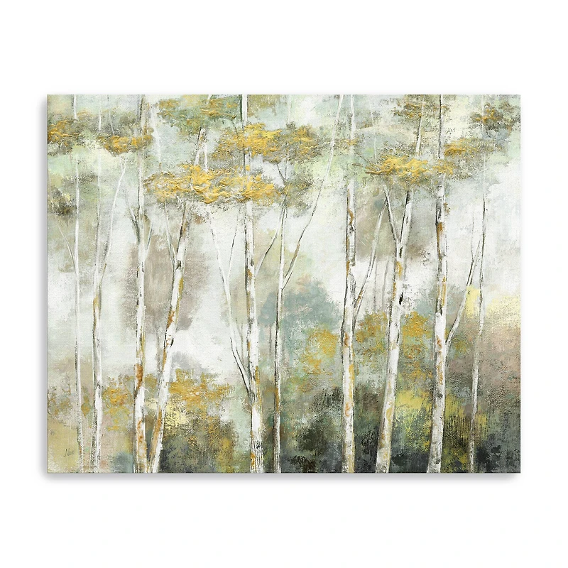 Twinkling Trees Canvas Giclee
