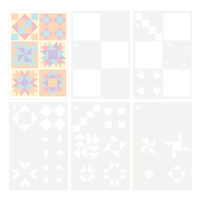 Quilt Layering Stencils by Recollections™