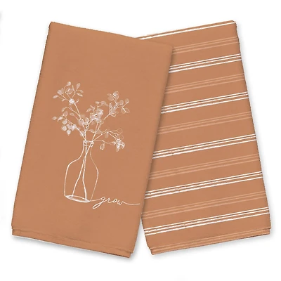 Terracotta Grow Tea Towel Set