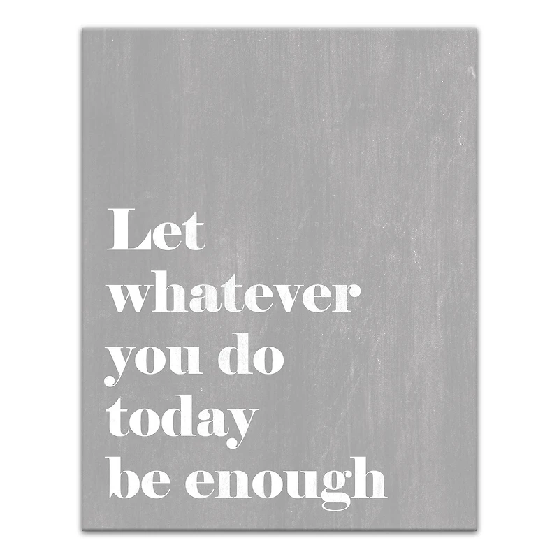 Let It Be Enough 11" x 14" Canvas Wall Art