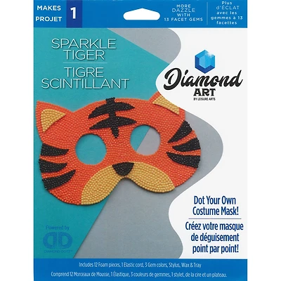 Diamond Art Tiger Costume Foam Mask Kit