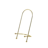 Golden Curved Wire Photo Easel by Studio Décor®