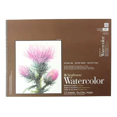 Strathmore® 400 Series 18" x 24" Watercolor Paper Pad