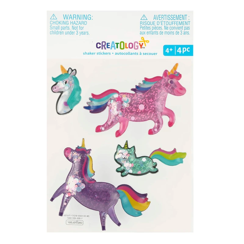 Unicorn Shaker Stickers by Creatology™