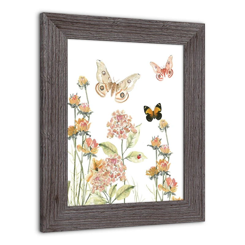 Butterfly Garden Western Framed Print