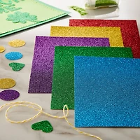 Rainbow Glitter Cardstock Paper Pad by Recollections™, 4.5" x 7"