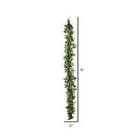 6ft. Lamb Ear Leaves Garland