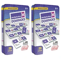 Junior Learning® Multiplication Dominoes, 2ct.
