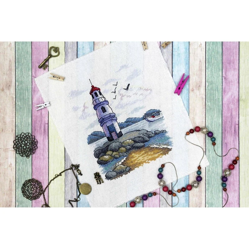 MP Studia Lighhouse Cross Stitch Kit