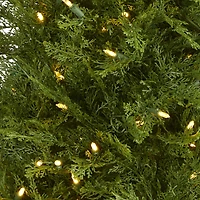 5ft. Pre-Lit Wisconsin Fir Artificial Christmas Tree, Warm White LED Lights