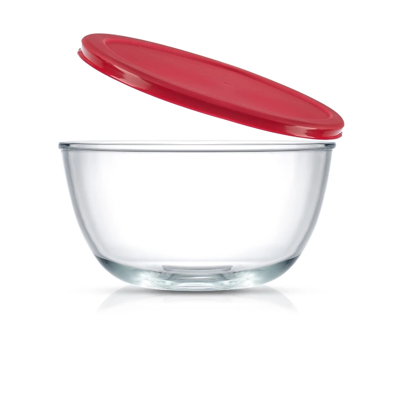JoyJolt® Glass Mixing Bowls with Lids Set