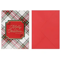 Merry Christmas Plaid Card & Envelope Set by Recollections™