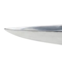 30" Silver Aluminum Modern Boat Tray