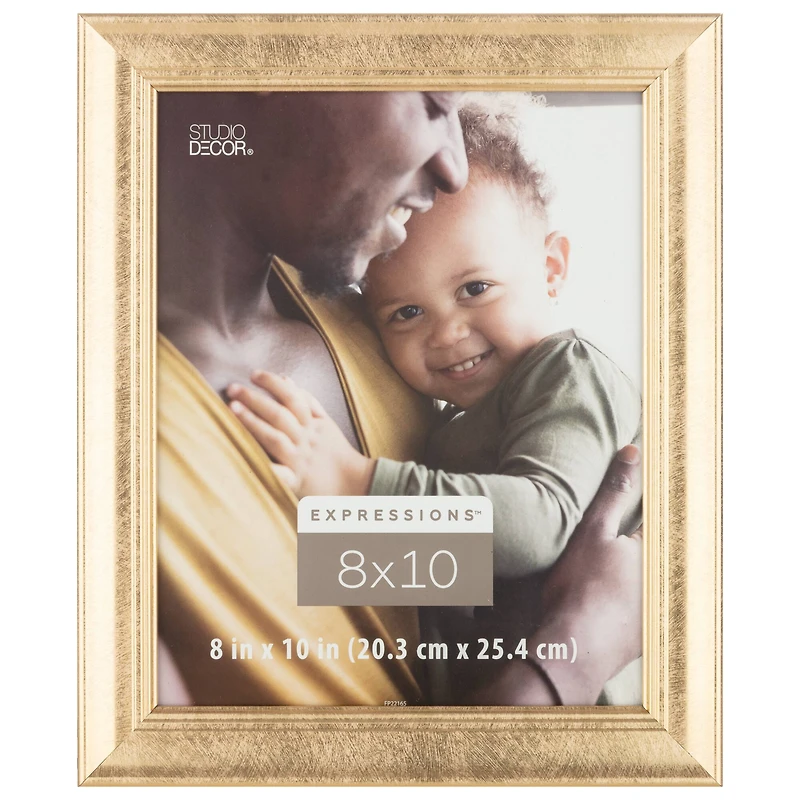 Expressions™ 8" x 10" Gold Scoop Frame by Studio Décor®
