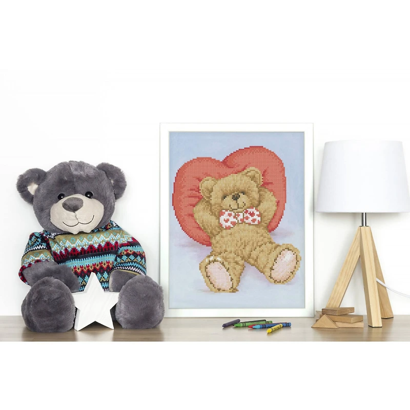 Diamond Dotz® Intermediate Relax-A-Bear Diamond Painting Kit