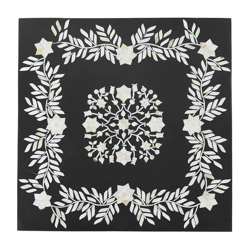 20" Gold Eclectic Aluminum Accent Table