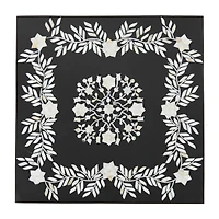 20" Gold Eclectic Aluminum Accent Table