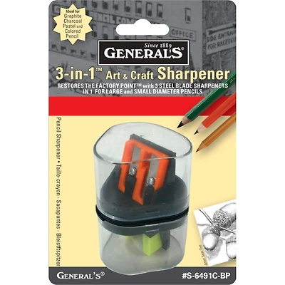 General's® 3-in-1™ Art & Craft Sharpener