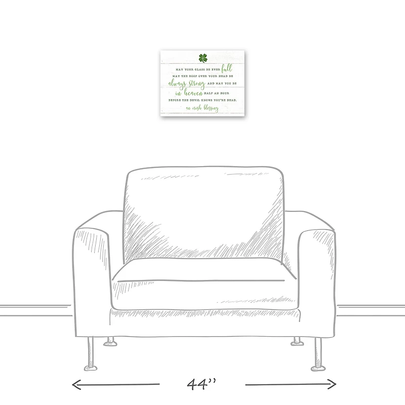 Irish Blessings Quote Canvas 11" x 14" Canvas Wall Art