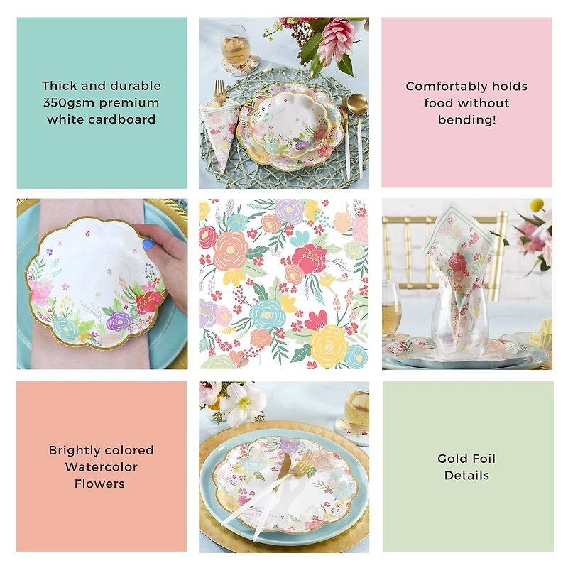 Kate Aspen® Garden Blooms Party Tableware Set