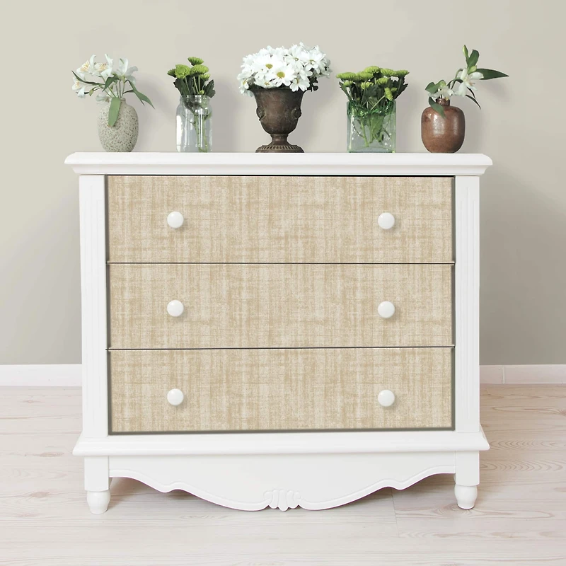 InHome Aurum Linen Peel & Stick Wallpaper