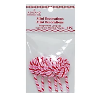 Mini Peppermint Lollipops, 6ct. by Ashland®