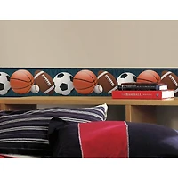 RoomMates Sports Balls Peel & Stick Border