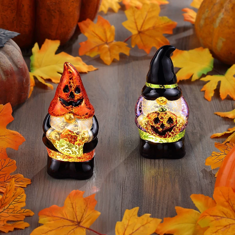 Mr. Halloween 6" Mercury Glass Gnomes
