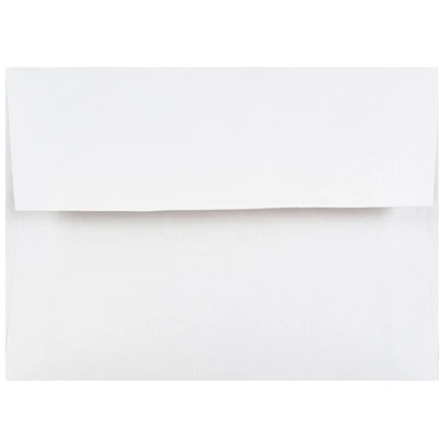 JAM Paper White 4Bar A1 Envelopes, 100ct.